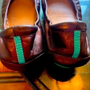 Tieks By Gavrieli Ballet Flat Rasberry Truffle Women’s 7 Brown Metallic Leather